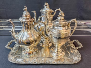 4 Pieces of Victorian Silverplate