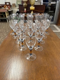 Stemware with Colored Stems