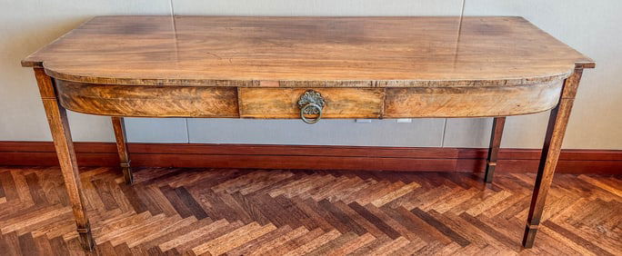 English Mahogany Bowfront Sideboard Server c.1790