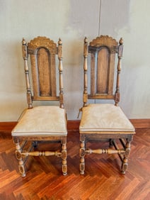 Pair of William & Mary Side Chairs c.1700
