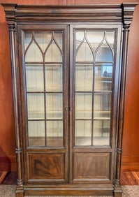 Contemporary Gothic Double-Door Display Case