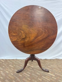 English Mahogany Tilt Top Table c.1780