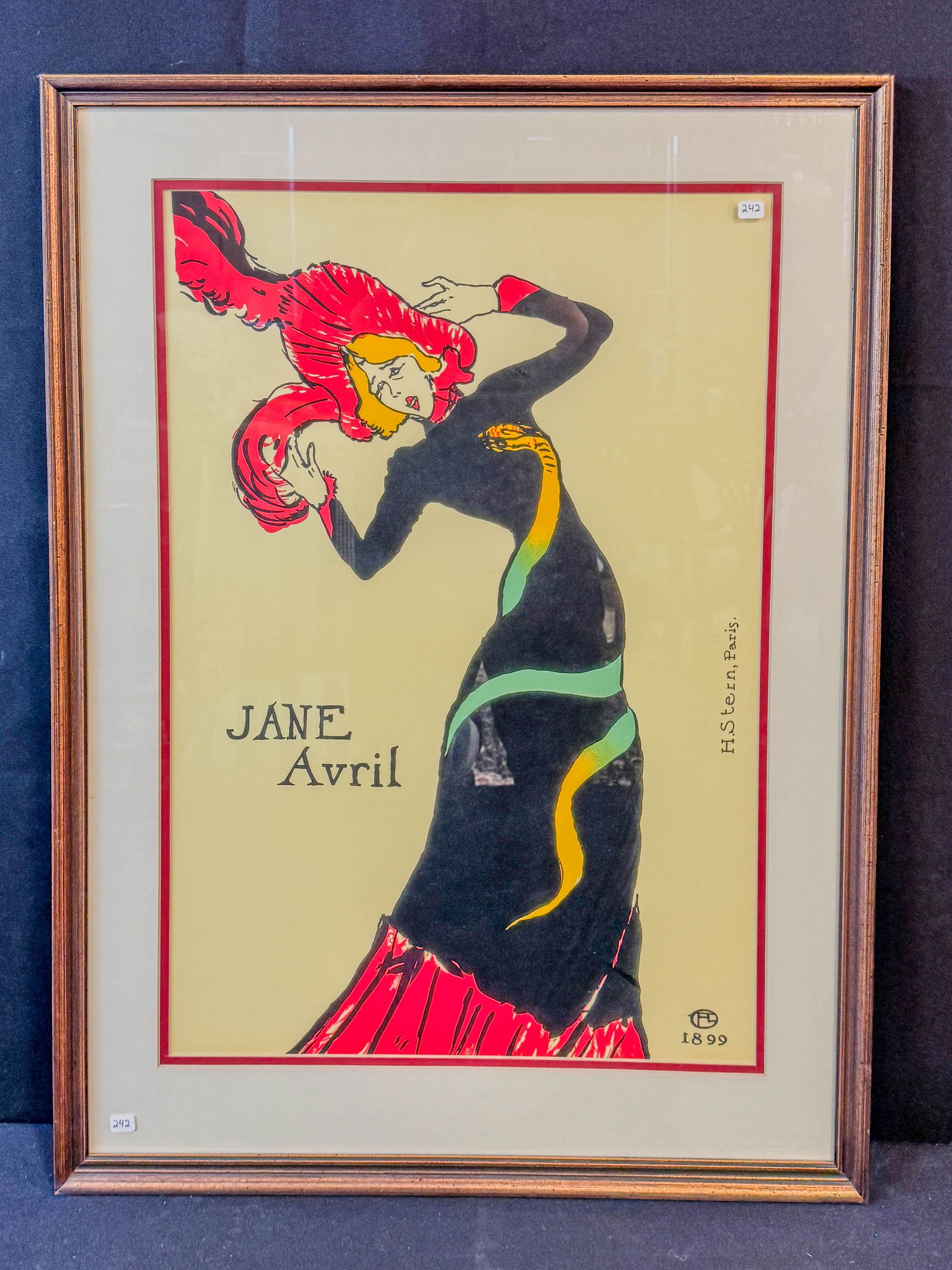 Impressionist-Style Jane Avril French Poster (1 of 5)