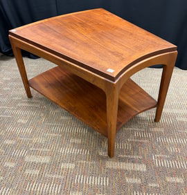 MCM Lane Walnut Wedge Table c1960's
