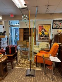 Brutalist Art Glass Vase
