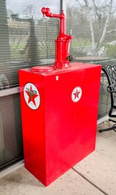 Gas Station Texco Free Standing Oil Pump