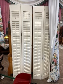 Large Savanah Interior Window Shutters, 2 Sets of 4