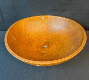 Large Wooden Mixing Bowl