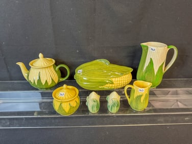 Group of Shawnee Corn Pottery