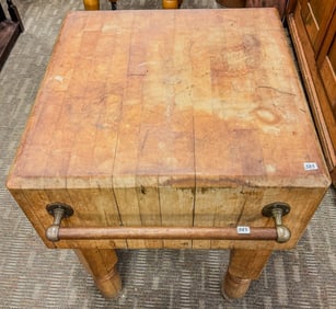 Antique Maple Chopping Block