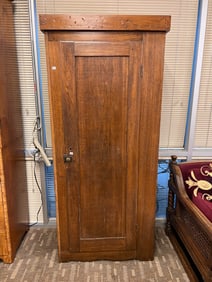 Early Chimney Cupboard Single Door in Walnut