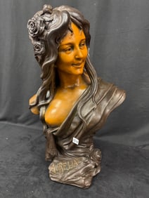 Large Antique Bust of Aurelia