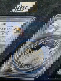 Sterling 1 Troy Ounce Canadian $20 Silver Piece
