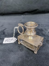 800 Silver Finger Hold Candle Holder