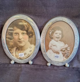 Sterling Oval Picture Frames