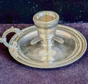 Sterling Finger Hold Candle Holder