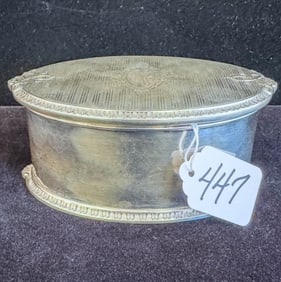 Sterling Hinged Dresser Box