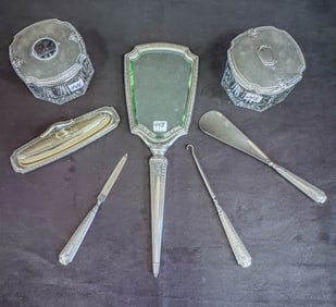 Sterling 7 Piece Dresser Set