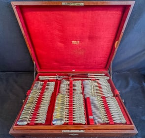 Sterling Howard & Co. Large Kings Pattern Silver Set