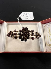 Victorian garnet bracelet