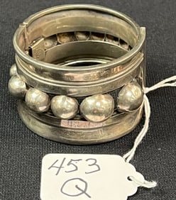 Sterling signed cuff bracelet