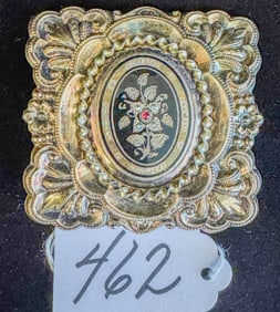 Victorian Rolled Gold Fancy Filigreed Brooch