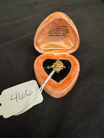 14 kt. Two Toned Ladies Cocktail Ring