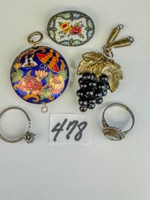 Group of Antique Broochs and More