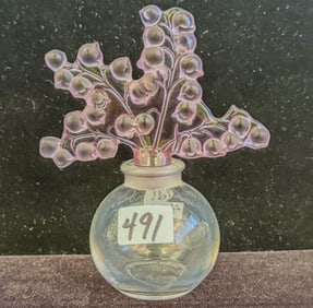 Perfume Bottle Signed Lalique Society of America
