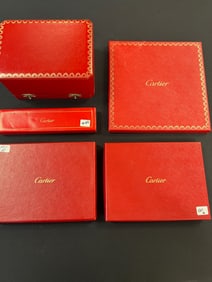 Five Cartier Boxes