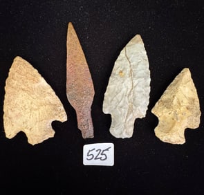 4 Wisconsin Found Arrowheads