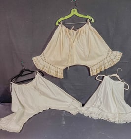 Group of Victorian Cotton Bloomers