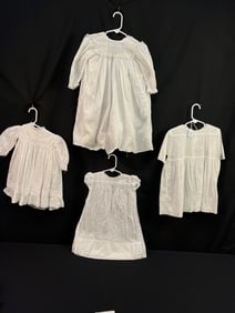 4 Turn of the Century Children's Dresses