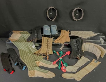 Victorian Spats, Stockings, Socks Collars and Cuffs