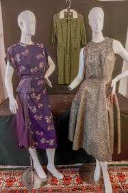 3  1940/50's Vintage Dresses