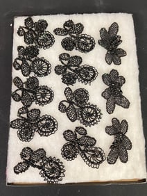 Group oF Victorian Jet and  Apllicates c1860's