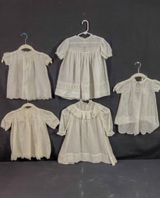 Group of 5 Antique Chidren's Garments