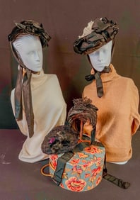 Group of Women's Victorian Hats