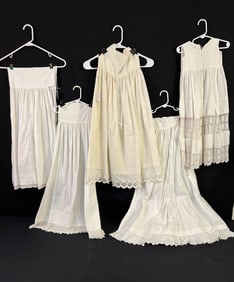 Victorian Group of Young Adults Cotton Petticoats