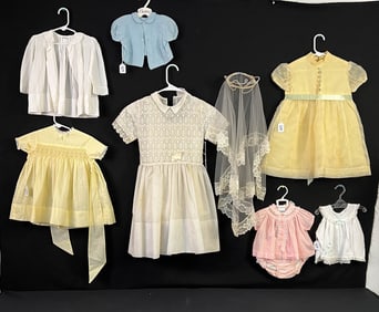 Large group of Vintage Children's Garments