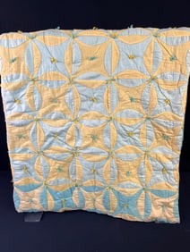Depression Era Flour Sack Quilt C 1937