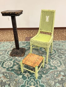 Victorian Group of Wicker Furniture