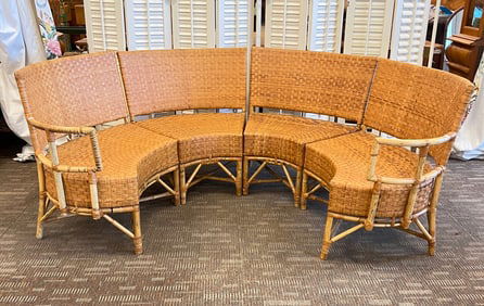 Mentzer Reed Art Deco Rattan Sectional c.1930's
