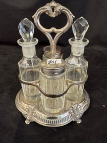 English Victorian Condiment Set