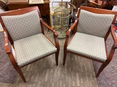 Pair of Contemporary Designer Armchairs