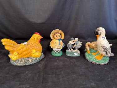 Large Group of Salt & Pepper Shakers on Serving Tray