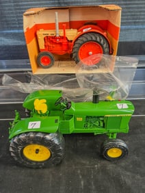 Ertl John Deere and Case Die Cast Tractors 1/16th Scale