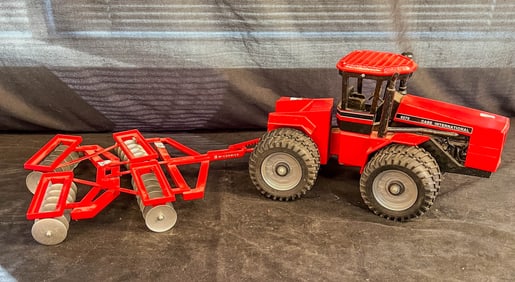 Ertl Case International 9270 Tractor and McCormick Tiller Die Cast