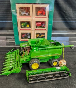 Ertl 1/16 ScaleJohn Deer Die cast Toy Metal Combine Priscison Series ll, and 6 pc 50th anniversary