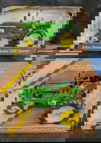 2 Ertl Metal  Die Cast Toy John Deere Tractors Model 3010 and 1937 Model "G"in original Boxes